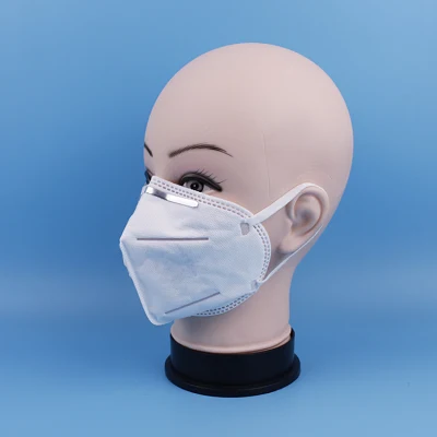 Máscara descartável Kn95mask com máscara facial preta e personalizada de fábrica KN95 não