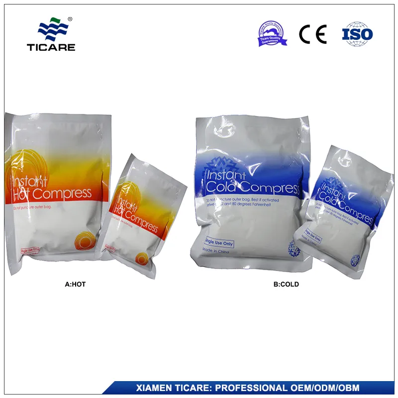 Compressa dupla quente e respirável para viagem quente e fria